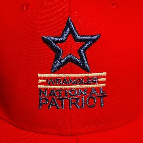 Wrangler National Patriot Velcroback Hat - New - Picture 2 of 8